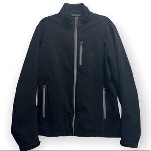 Eddie Bauer black lightweight zip up jacket size Tall L